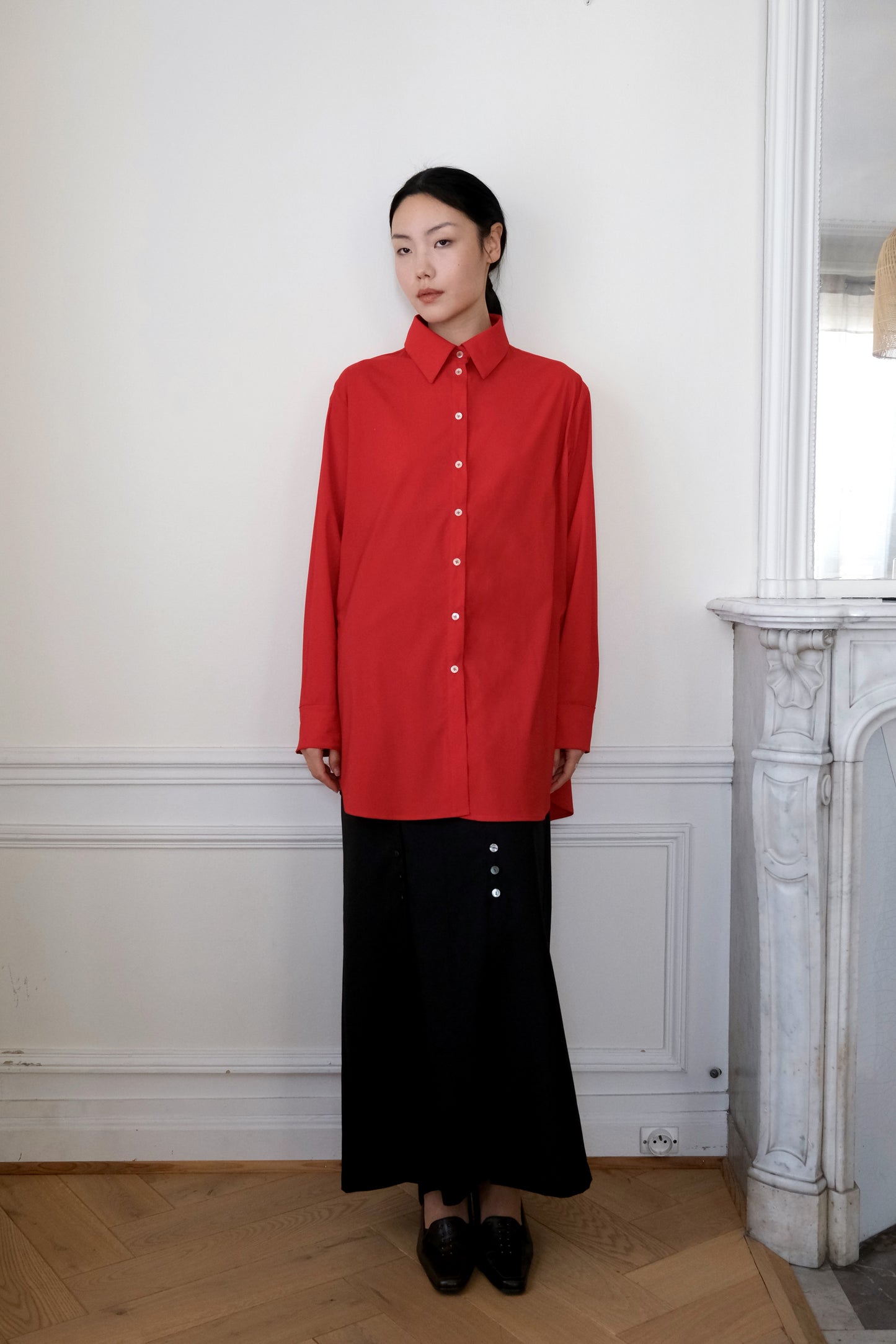 Alea Shirt en Laine Mélangée