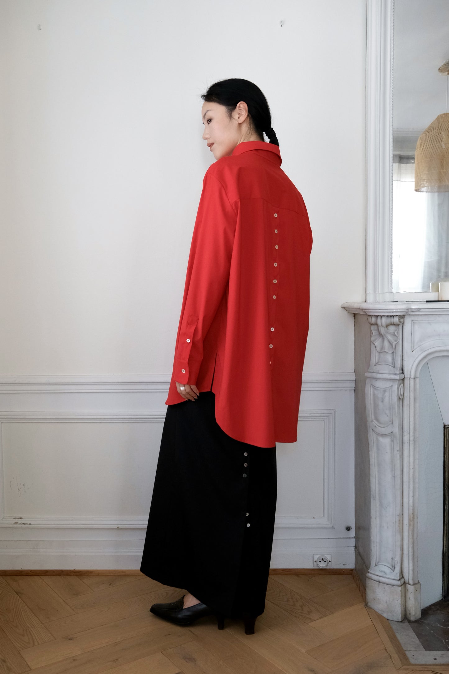 Alea Shirt en Laine Mélangée