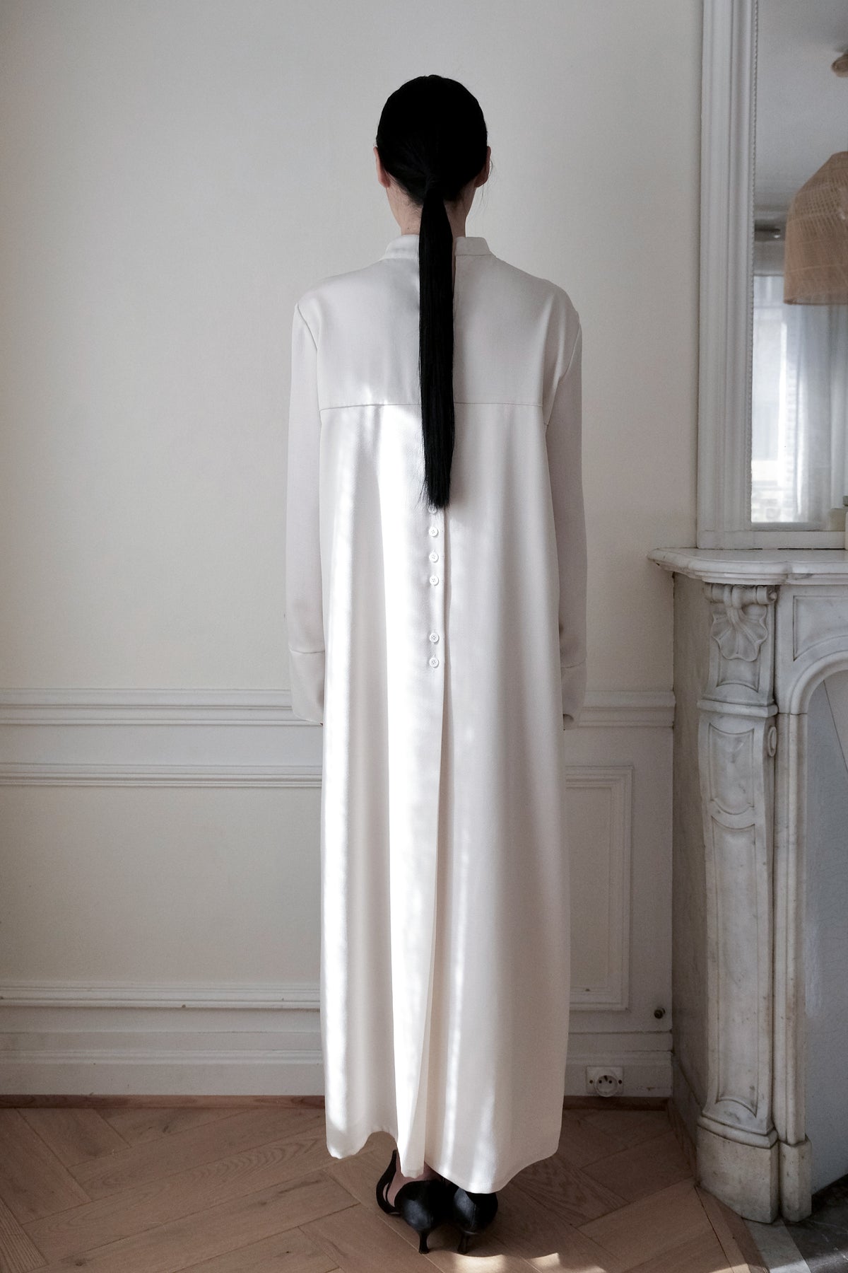 AURORA DÙ DIX-NEUF wool dress