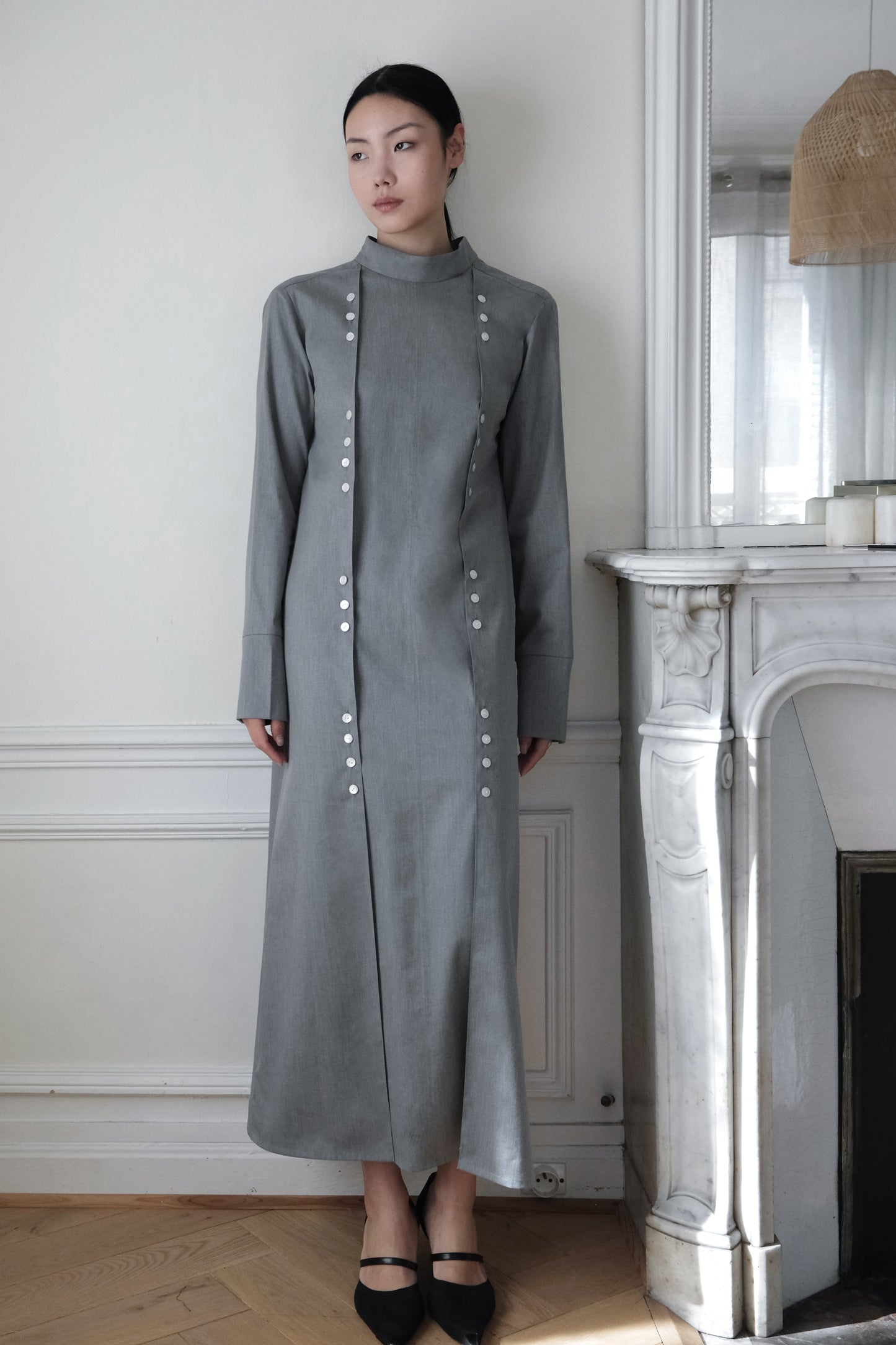 Dix Neuf Wool Mix Dress