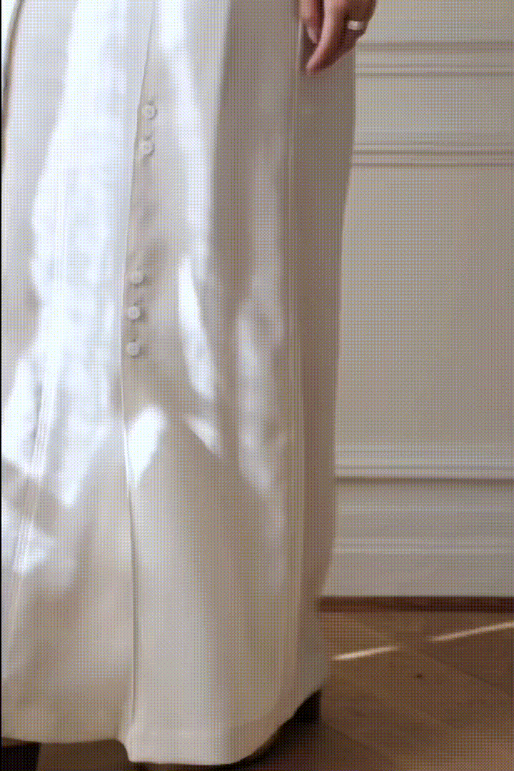 Dix Neuf Wool Skirt en Laine