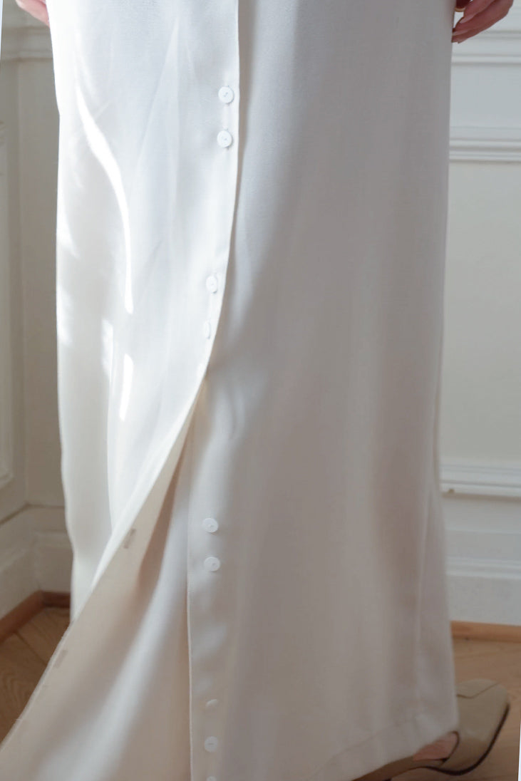 Dix Neuf Wool Skirt en Laine