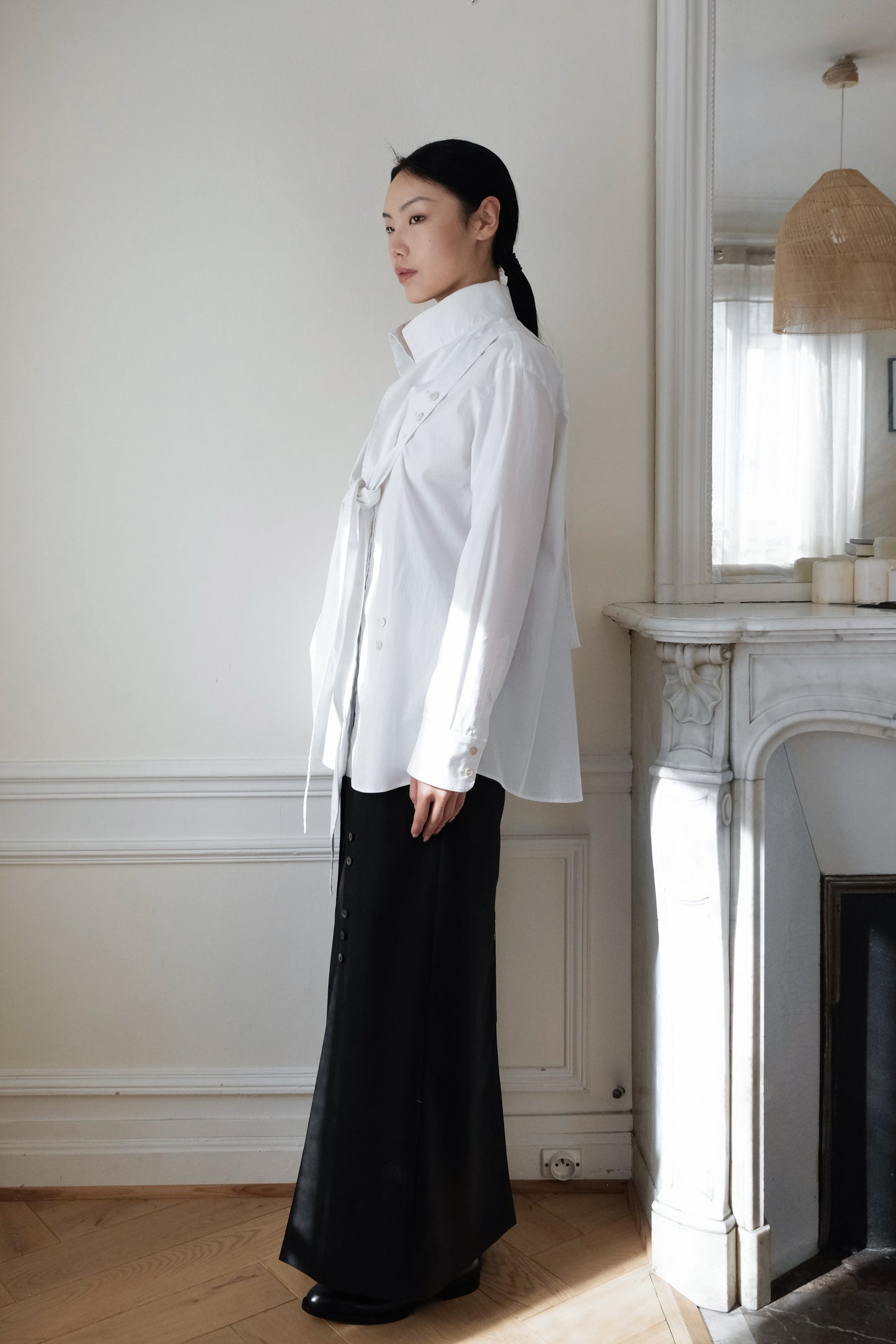 Dix Neuf Wool Skirt en Laine