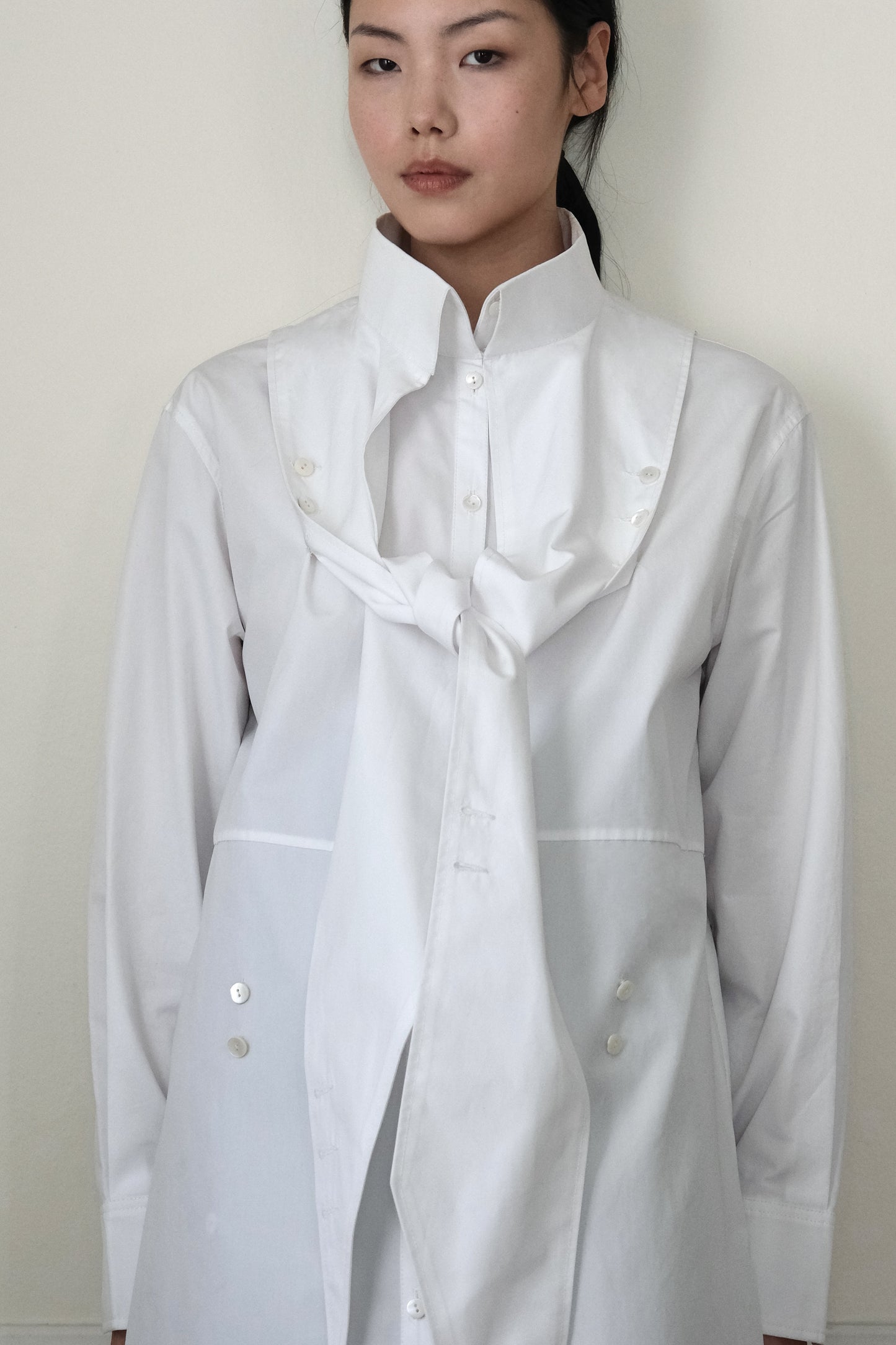 Double Shirt Dress en Cotton