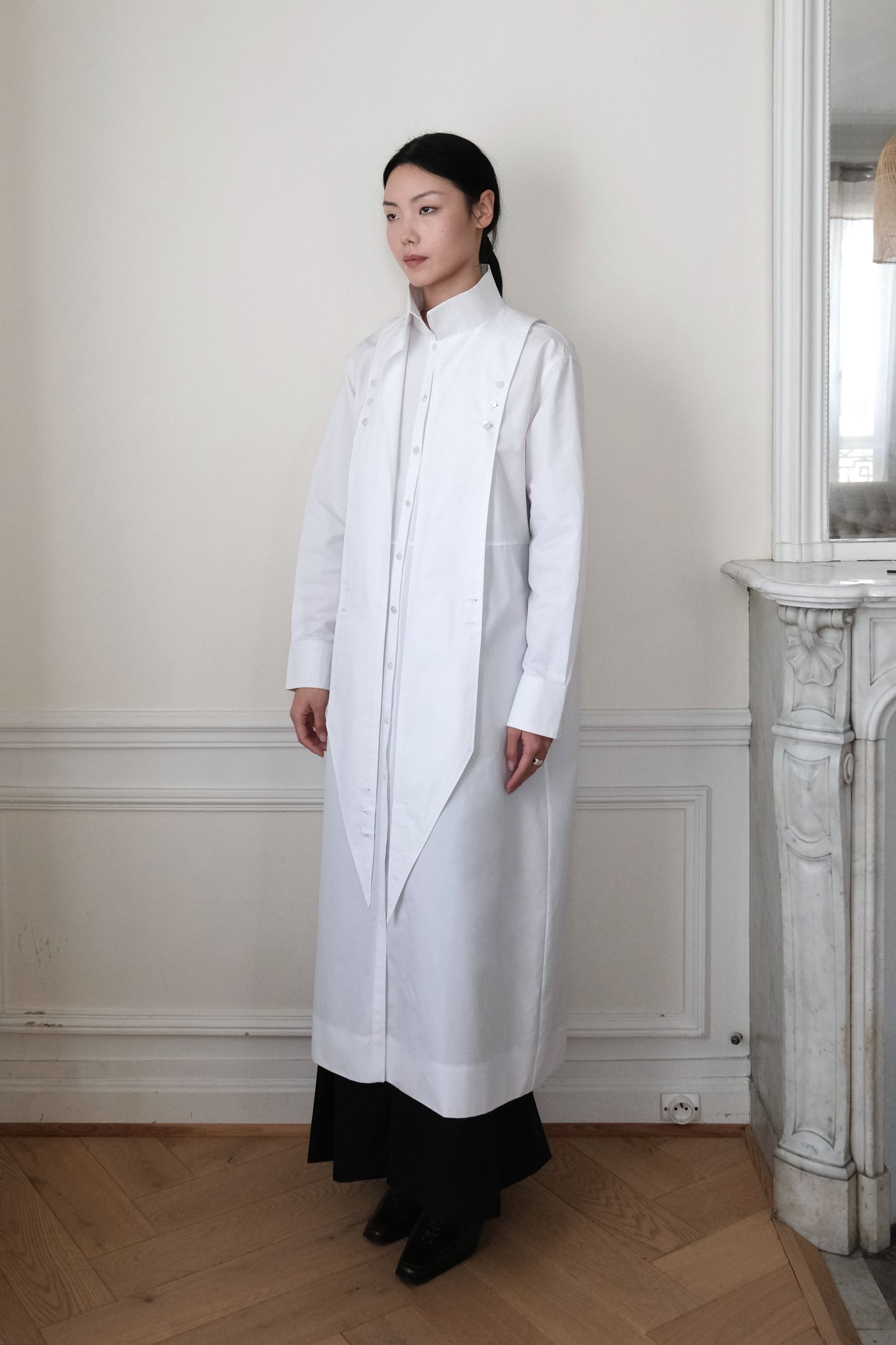 Double Shirt Dress en Cotton