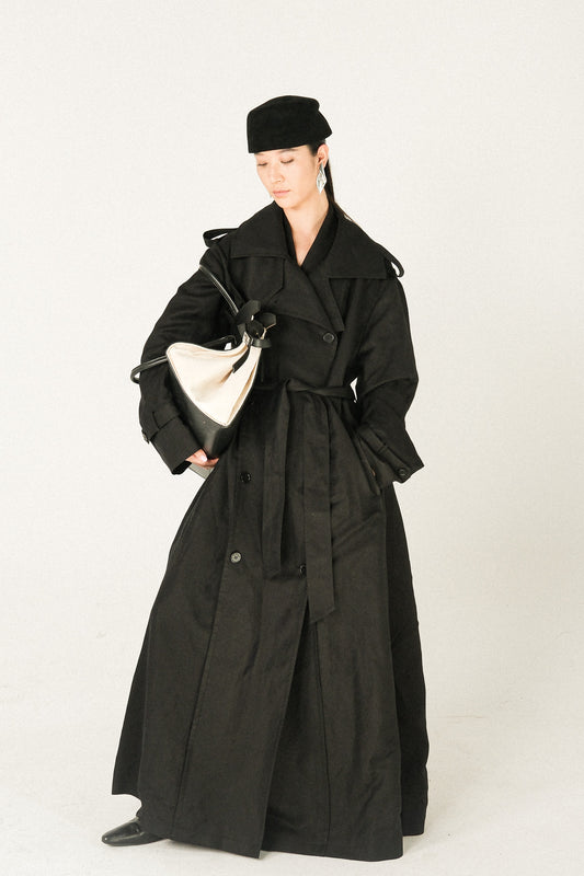PERNELLE Linen Mix Coat