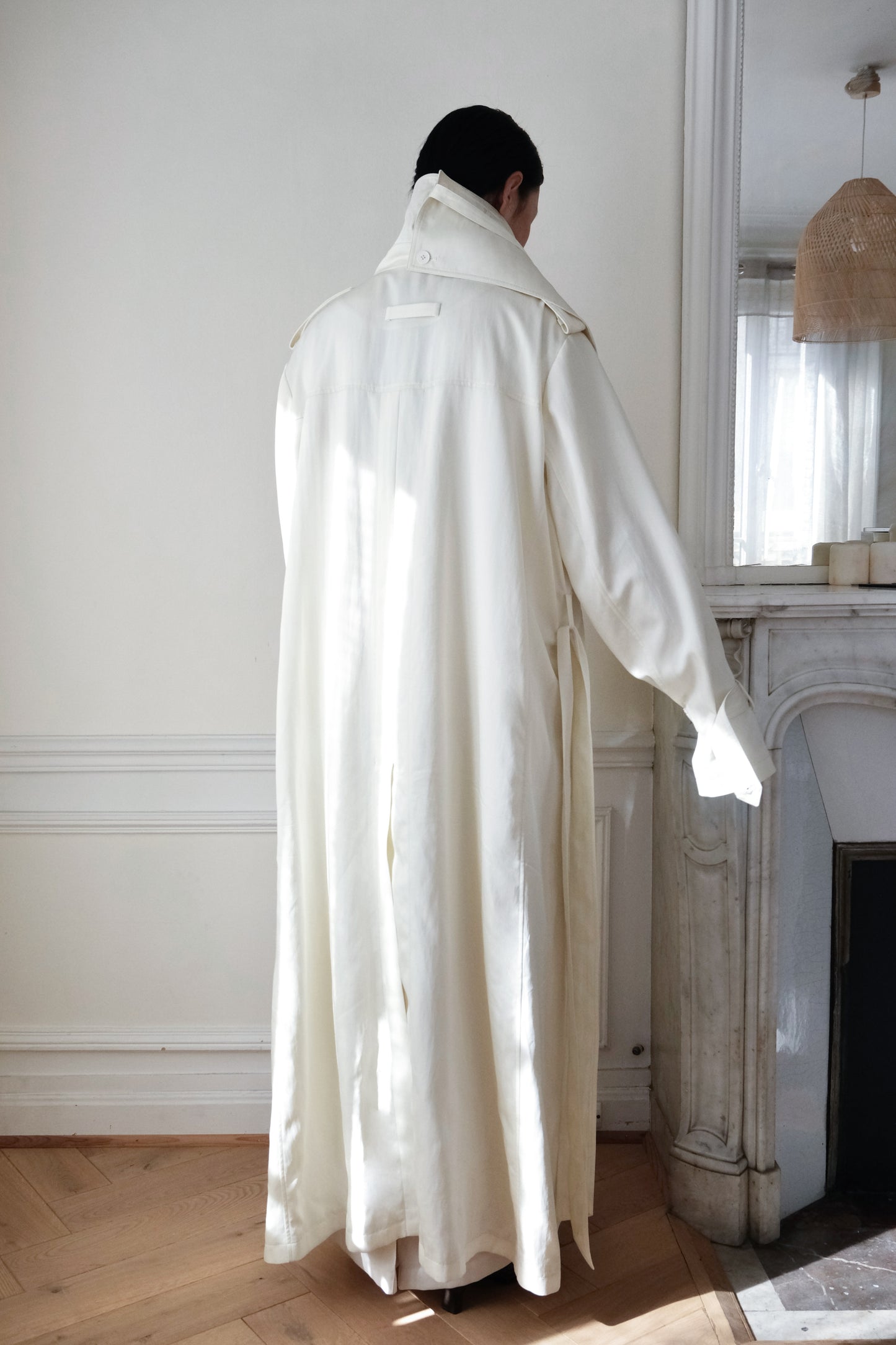 Manteau en mélange de lin Pernelle