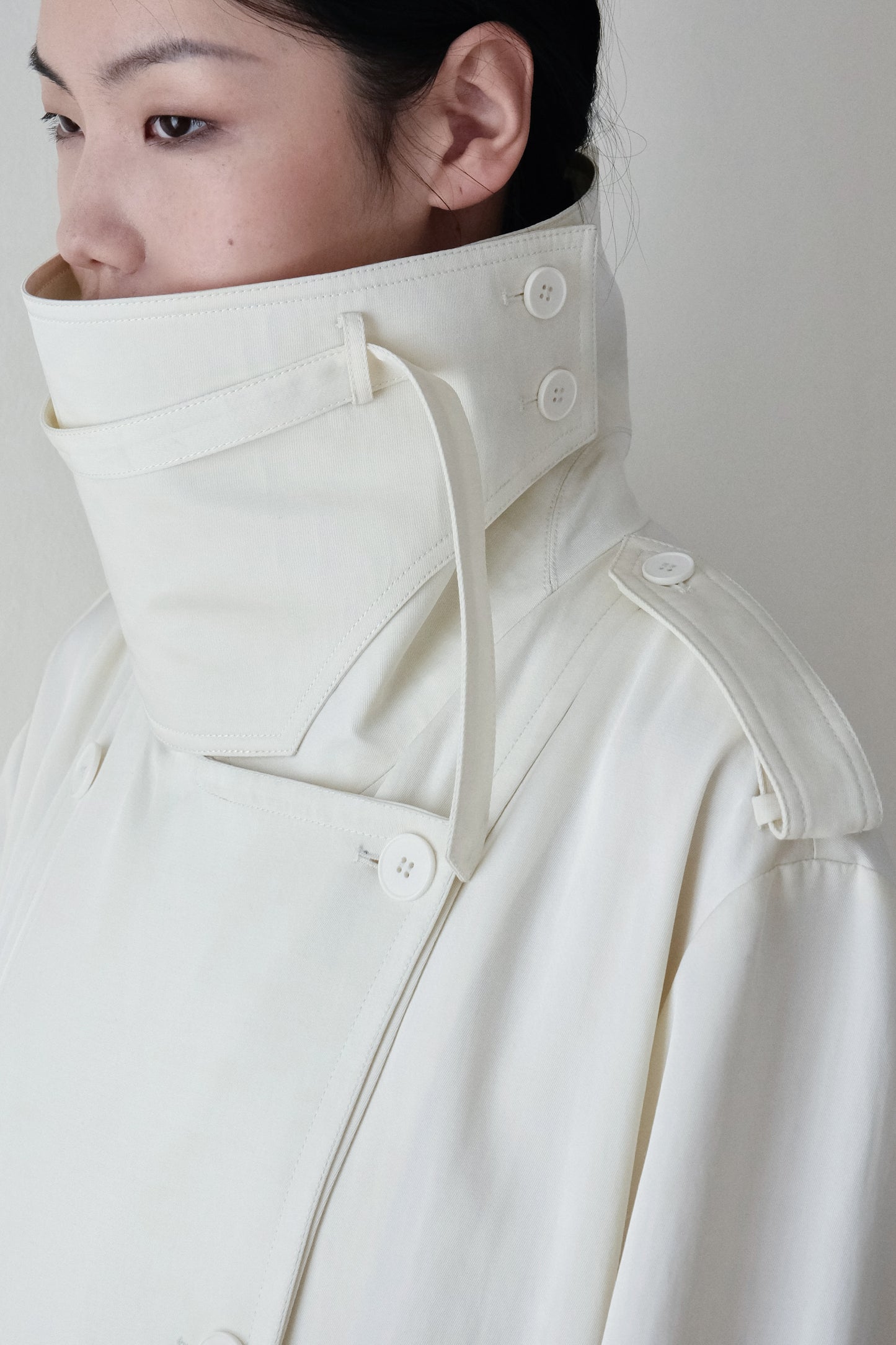 Manteau en mélange de lin Pernelle