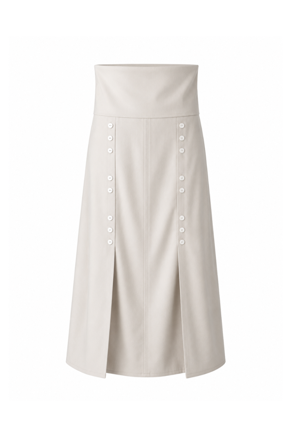 Dix Neuf Wool Skirt en Laine