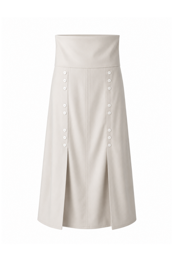 DIX NEUF Wool Skirt