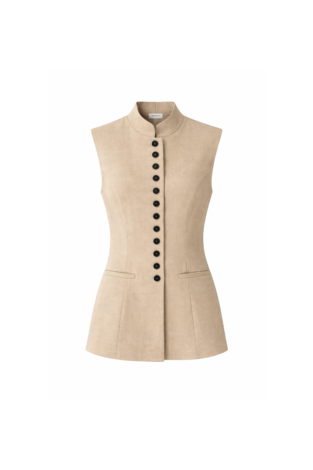 NOTRE DAME Silk Wool Mix Buttoned Vest