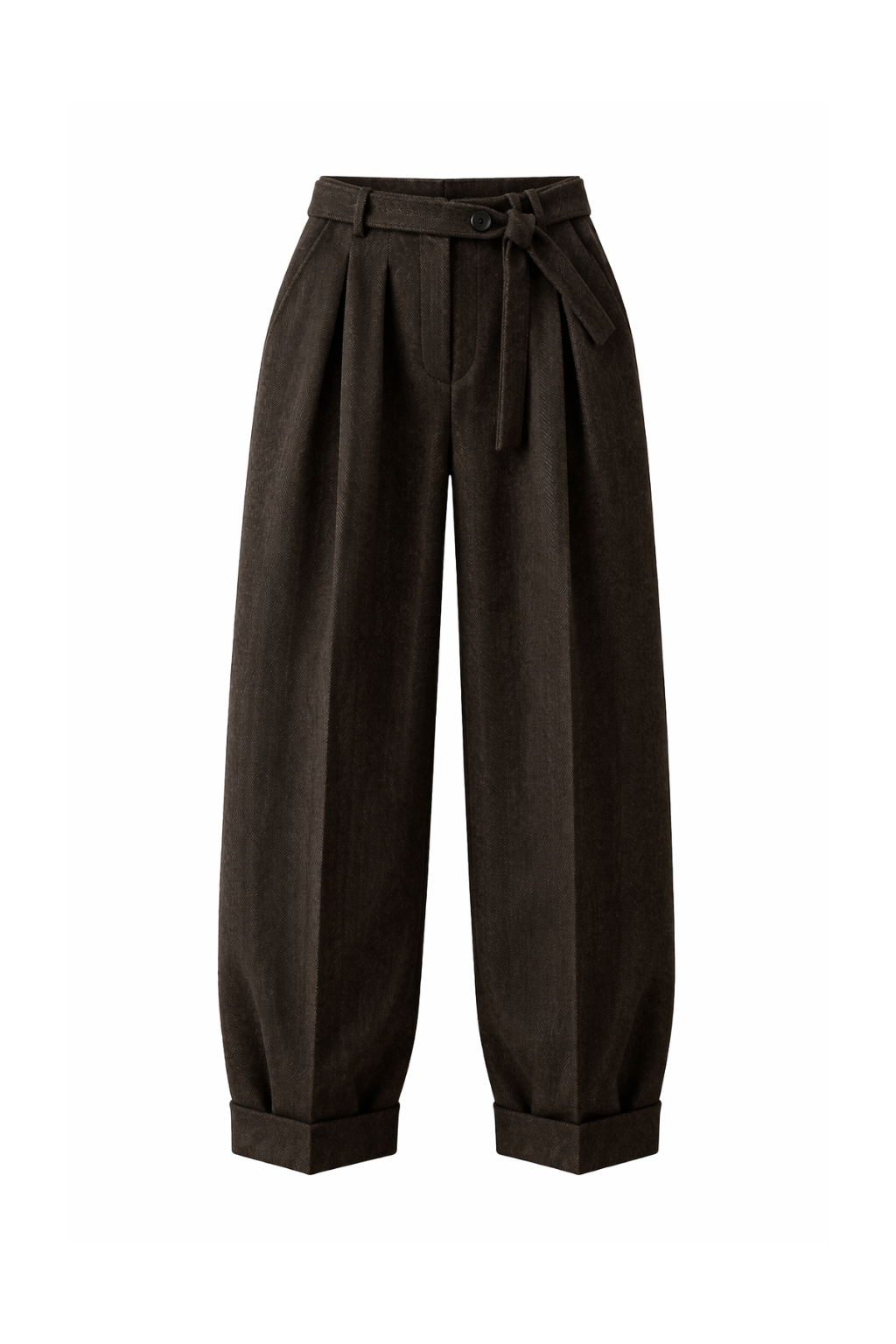 AURORA DÙ RENARD wide-leg wool trousers