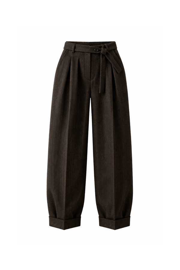 RENARD Wool Wide Pants