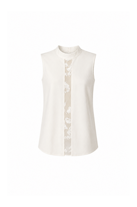 RONCHAMP Silk Sleeveless Top