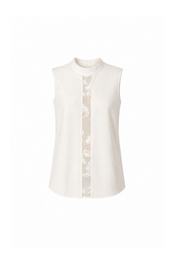 RONCHAMP Silk Sleeveless Top