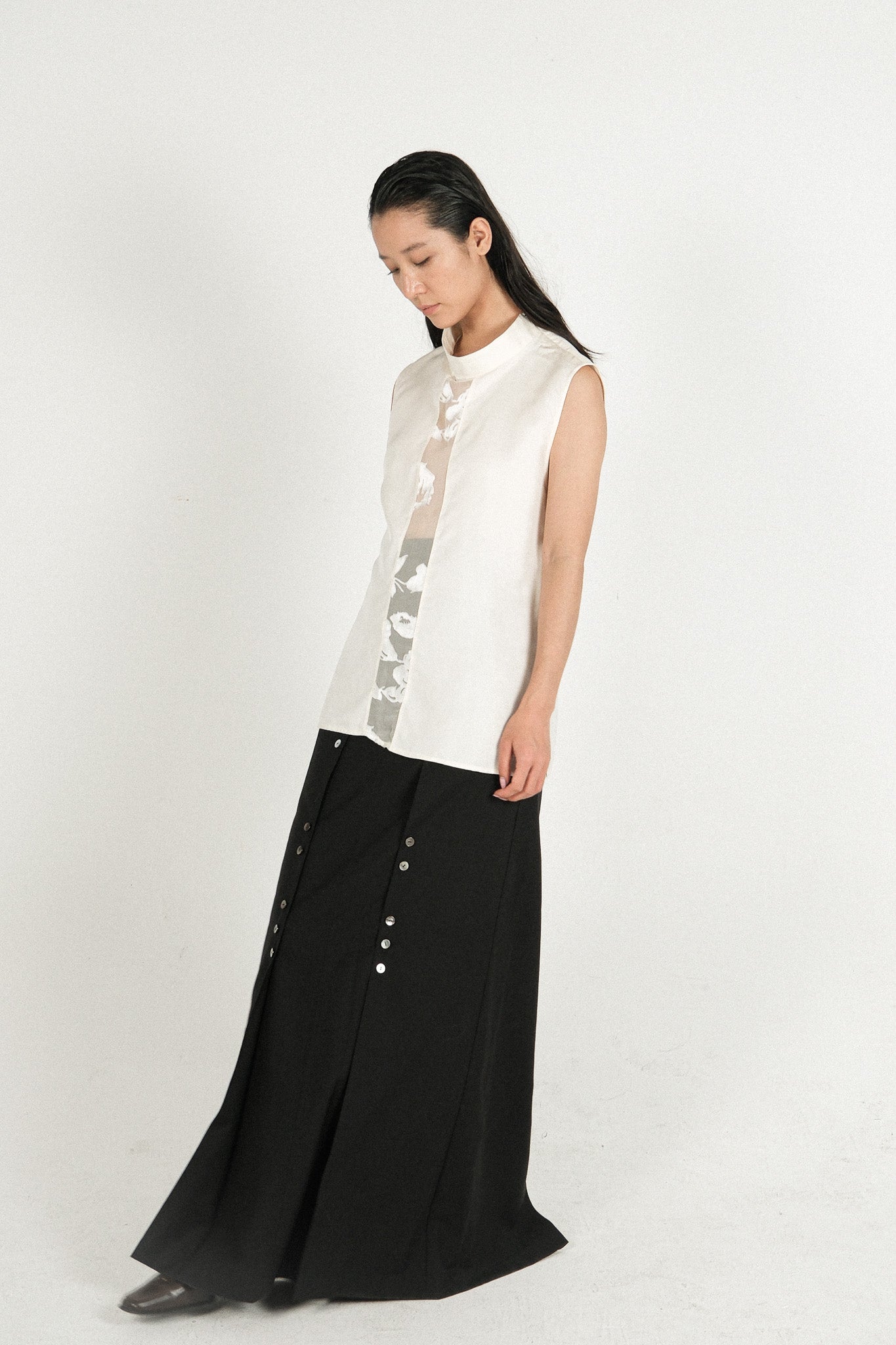 RONCHAMP Silk Sleeveless Top