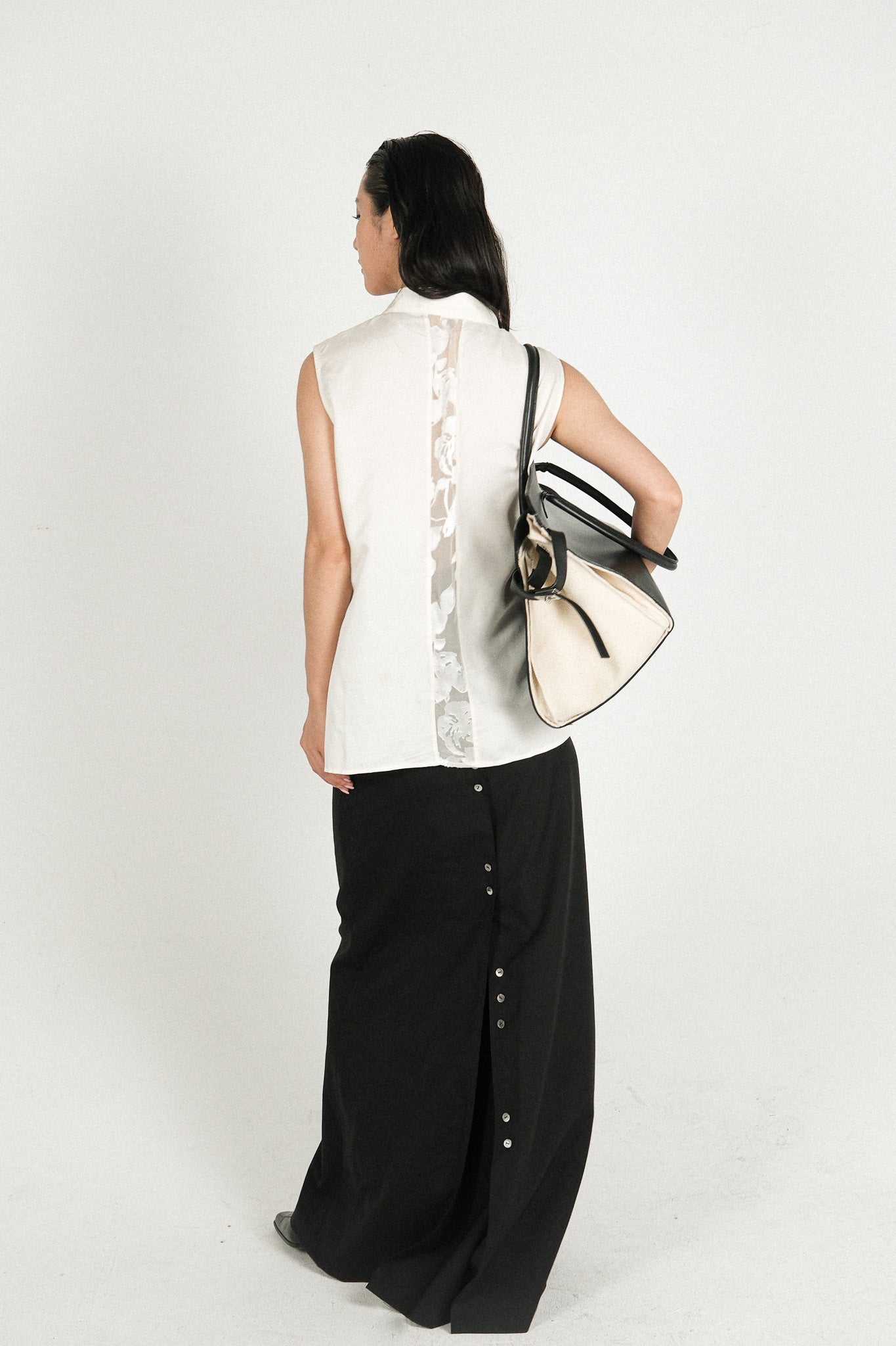 RONCHAMP Silk Sleeveless Top