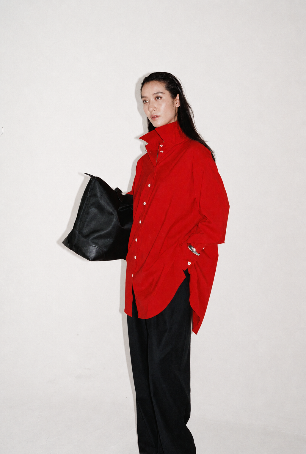 URBAN Wide-Leg Wool Pants