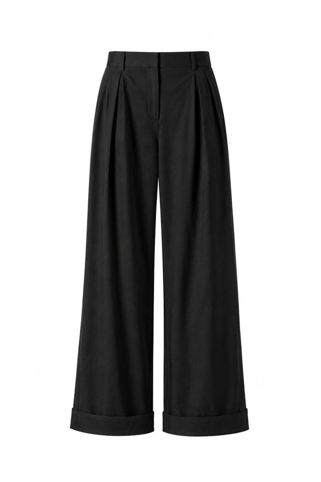 URBAN Wide-Leg Wool Pants