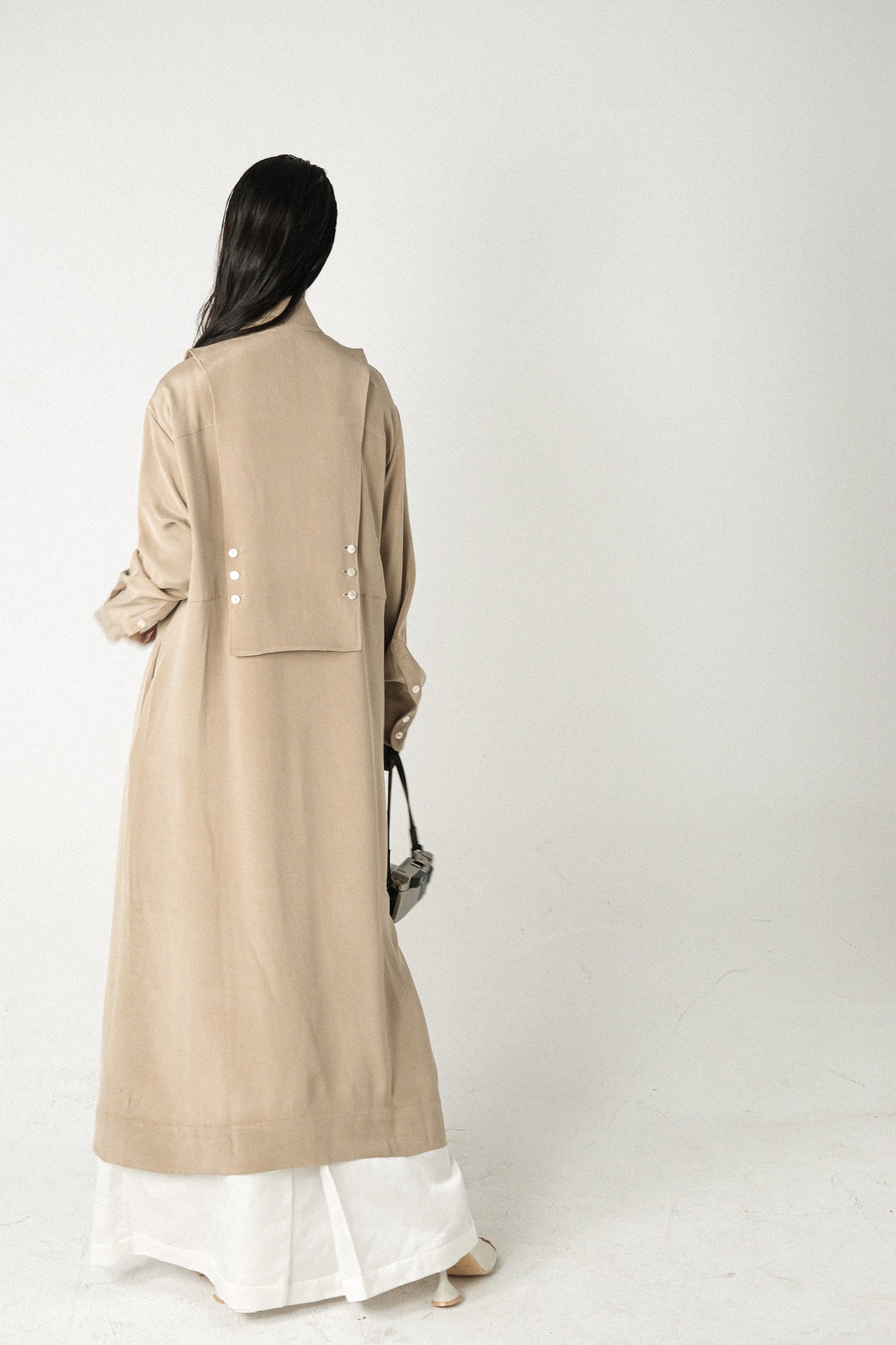 DOUBLE Shirt Silk Dress