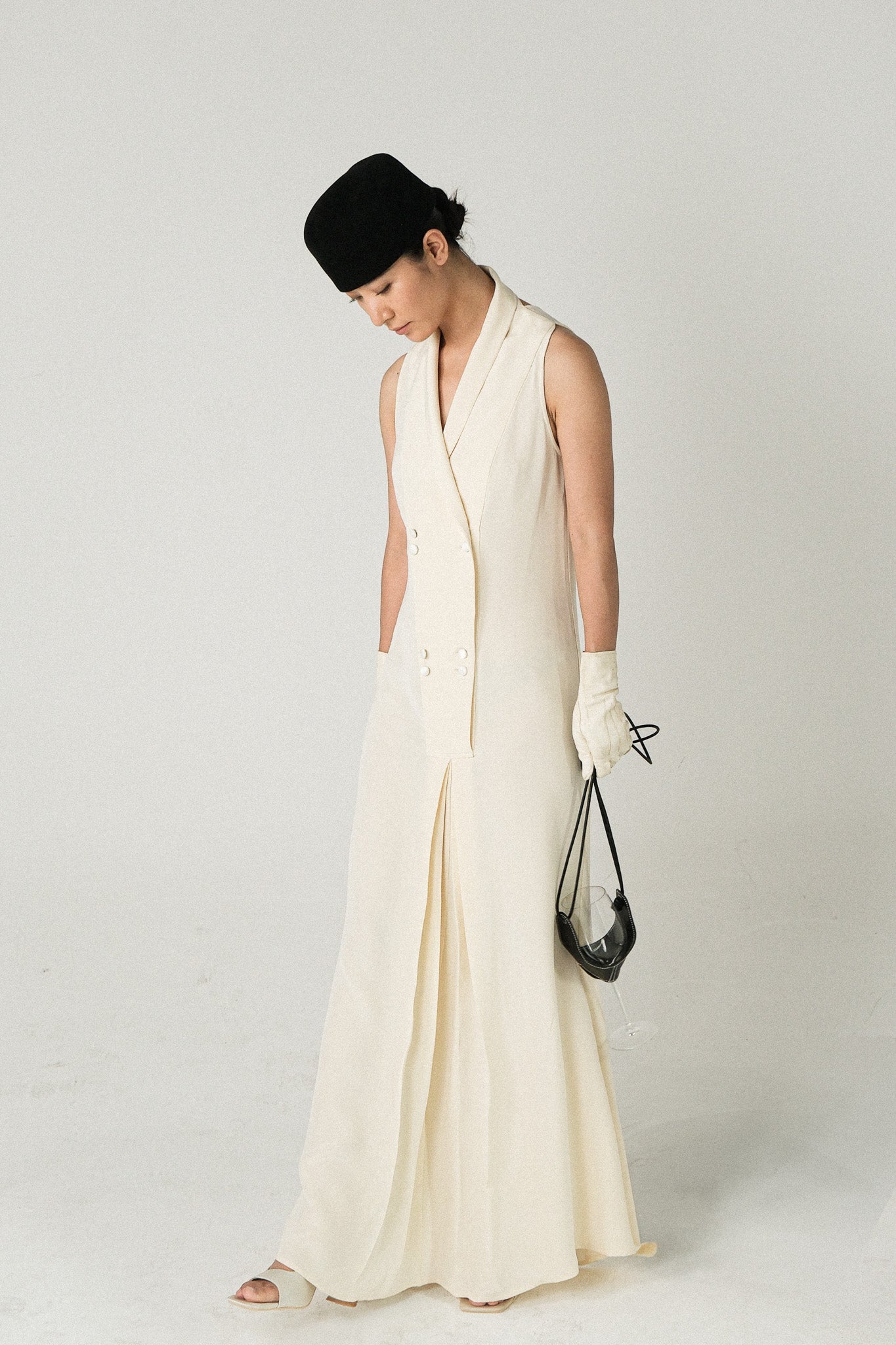 ANJOU Silk Dress