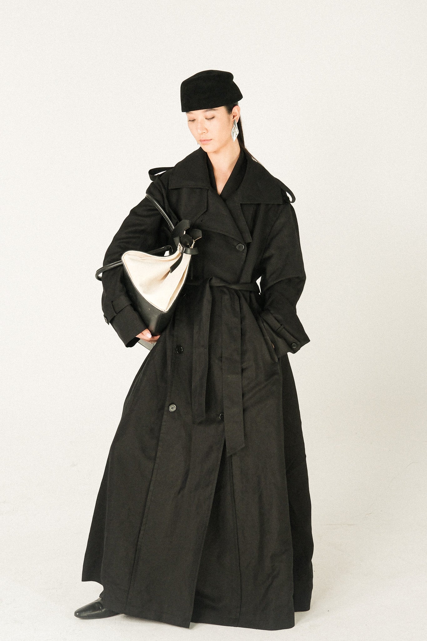 PERNELLE Linen Mix Coat