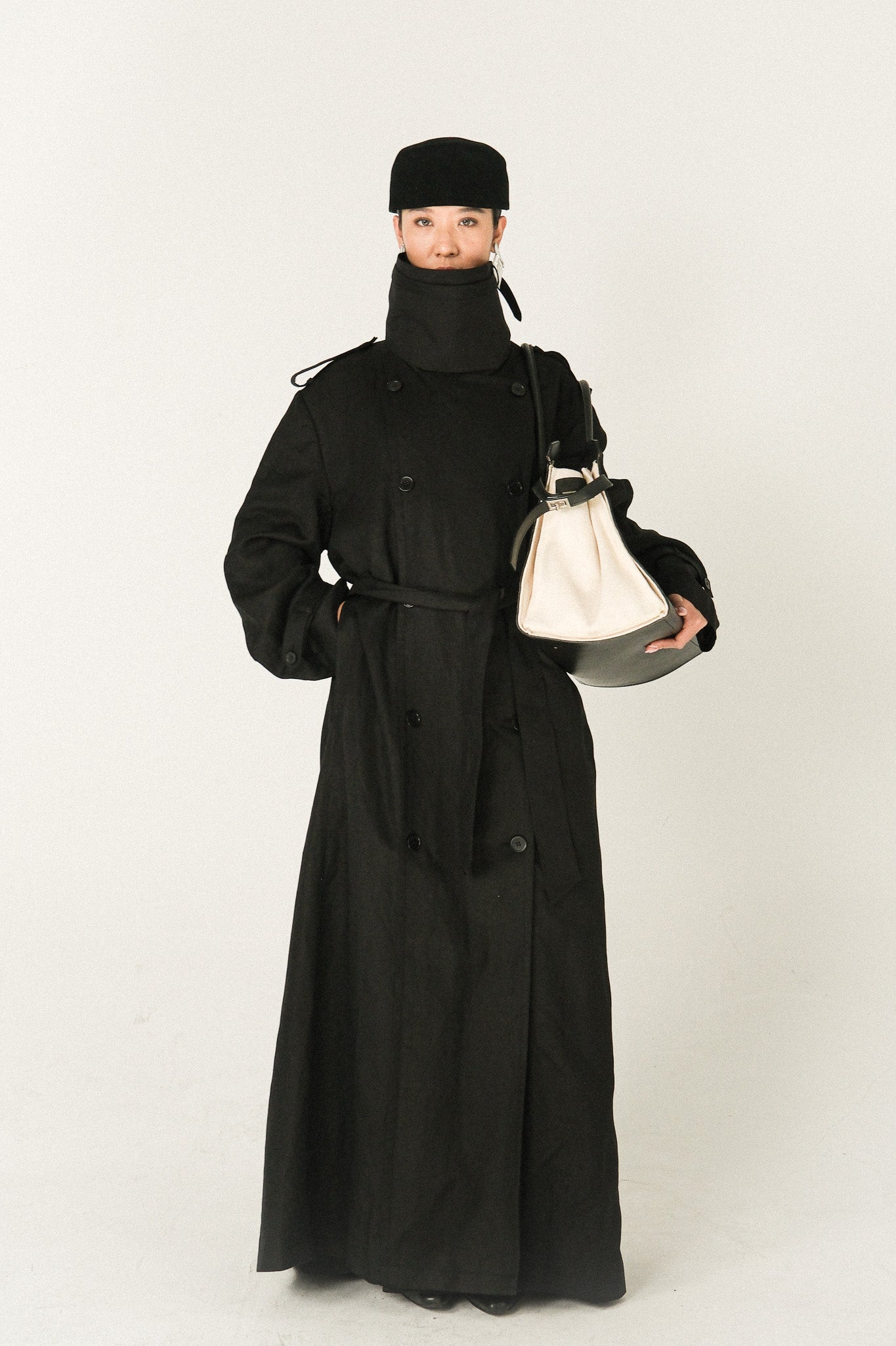 PERNELLE Linen Mix Coat