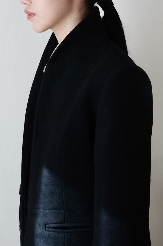 Lens Wool Coat