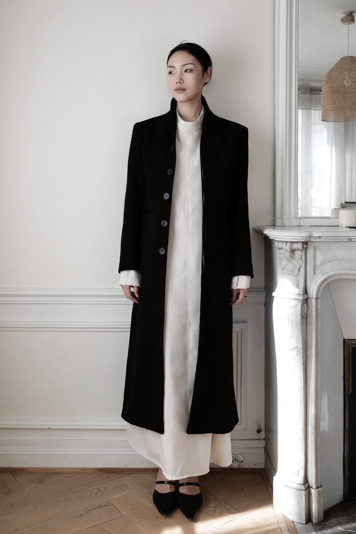 Lens Wool Coat
