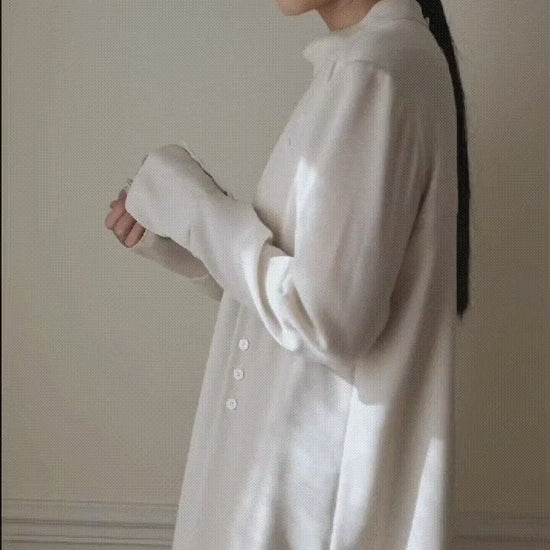AURORA DÙ DIX-NEUF wool dress