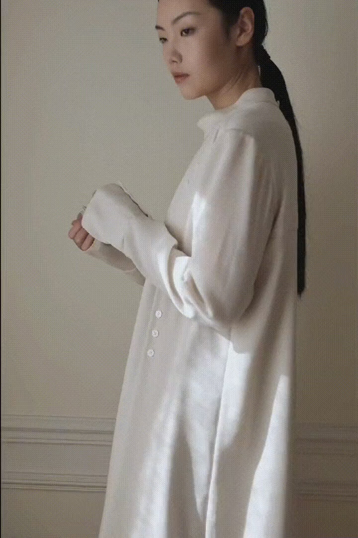AURORA DÙ DIX-NEUF wool dress