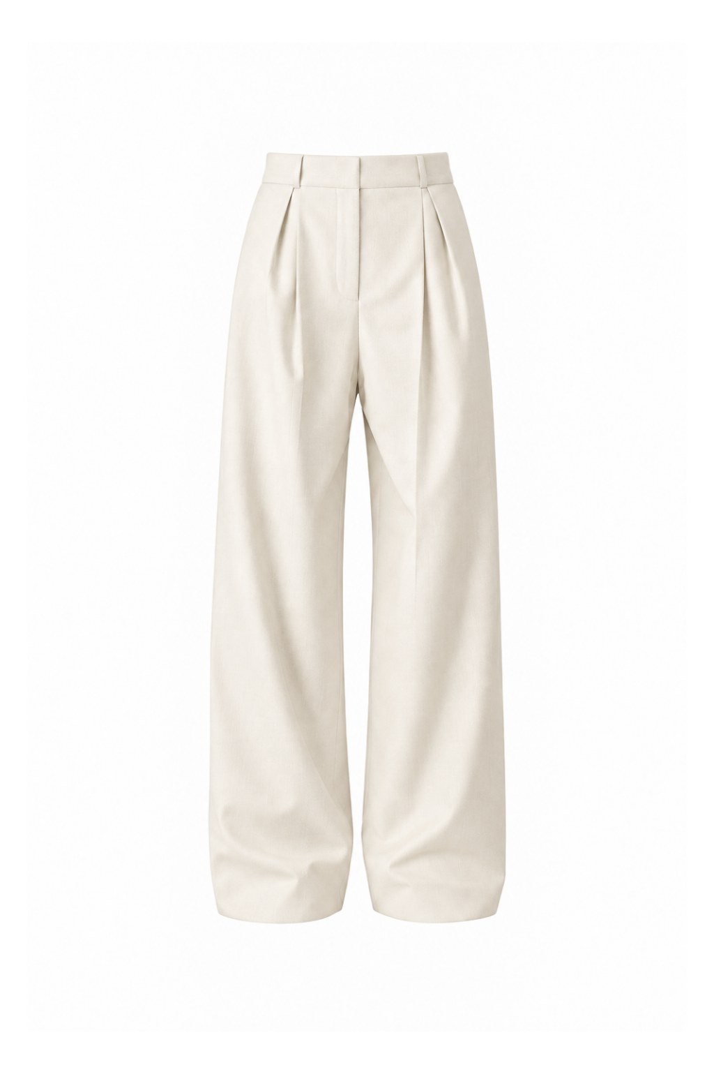 AURORA DÙ VILLE wide-leg wool trousers in white