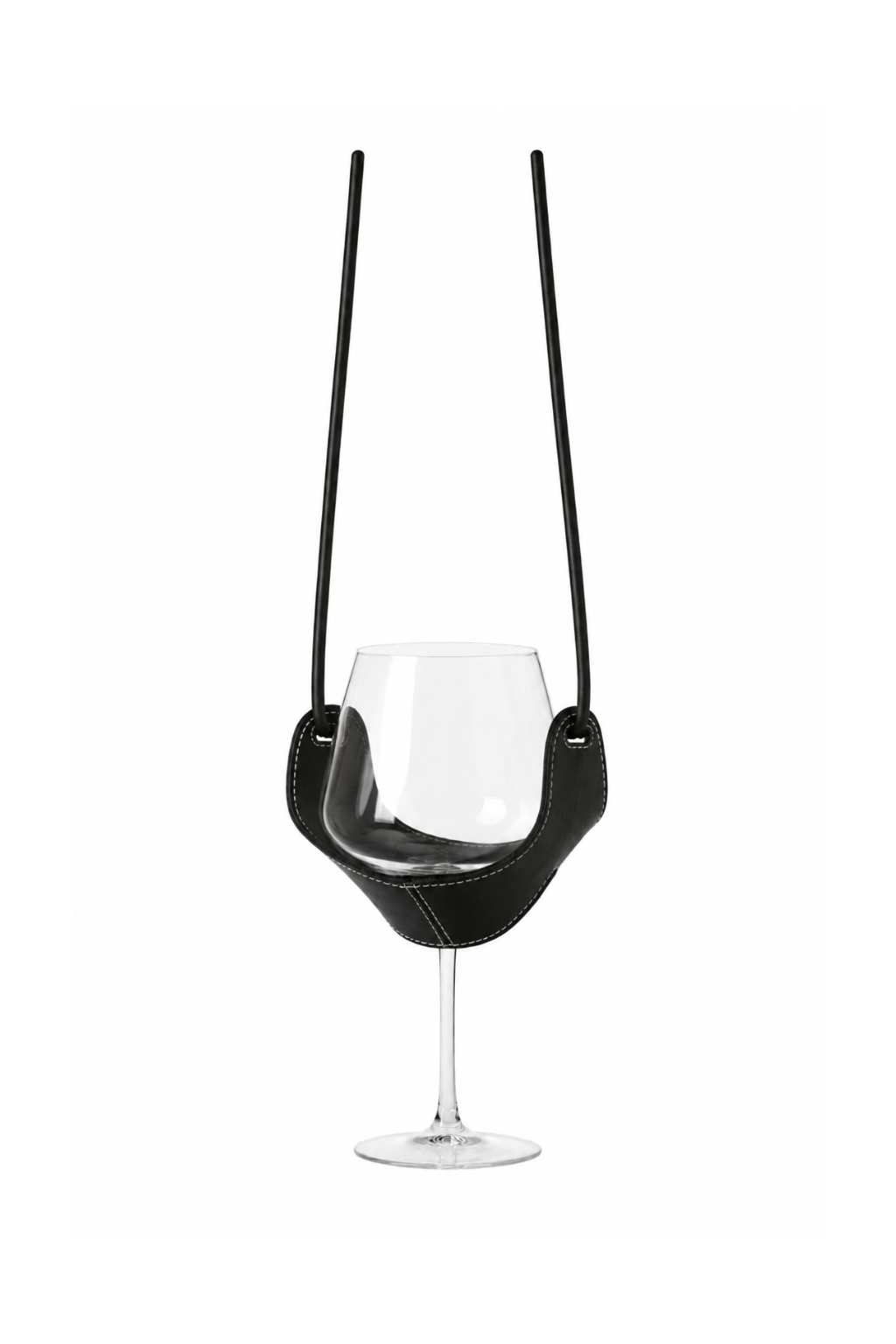 WINE Glass Leather Carrier